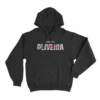Charles Oliveira Do Bronx Text Print Hoodie Black